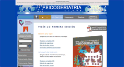 Desktop Screenshot of masterpsicogeriatria.com