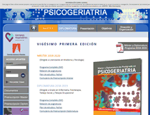 Tablet Screenshot of masterpsicogeriatria.com